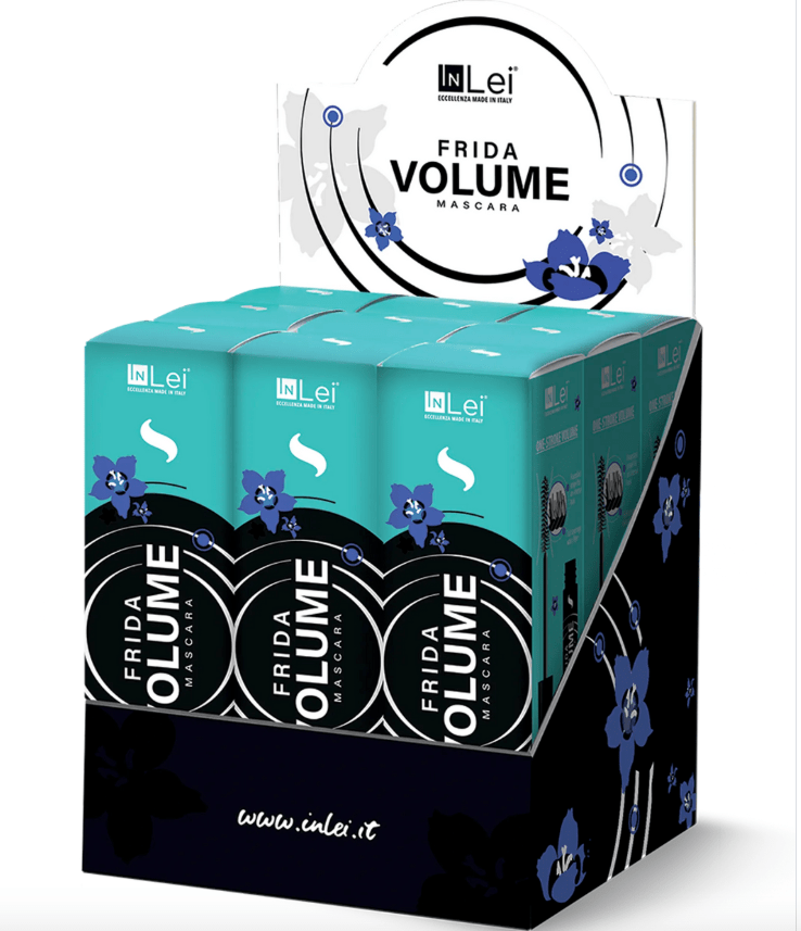 InLei® FRIDA COUNTER DISPLAY VOLUME Volumizing mascara for natural eyelashes and eyelash extensions - InLei®