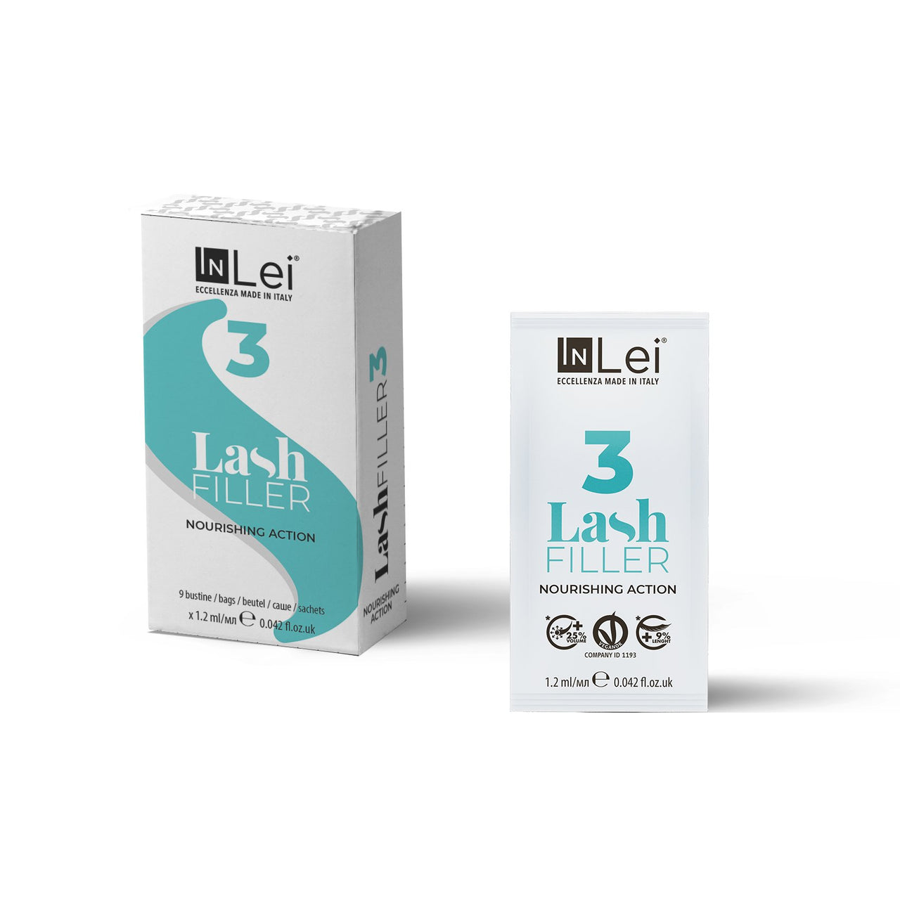 InLei- LASH FILLER 3 - LASH FILLER- 9 x 1.2 ml - 25.9 series - inlei.com