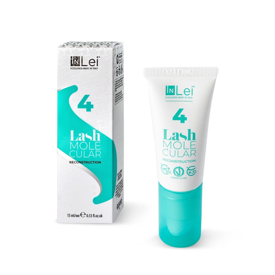 InLei - LASH MOLECULAR 4 - MOLECULAR RECONSTRUCTION FOR EYELASHES AND EYEBROWS 15ML - inlei.com