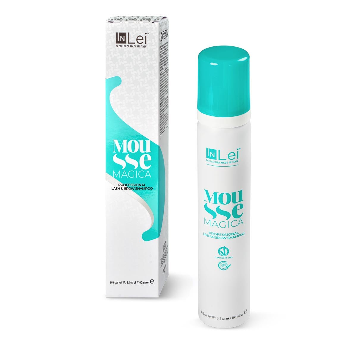 InLei - MOUSSE MAGICA - PROFESSIONAL SHAMPOO FOR EYELASHES AND EYEBROWS 100M - inlei.com