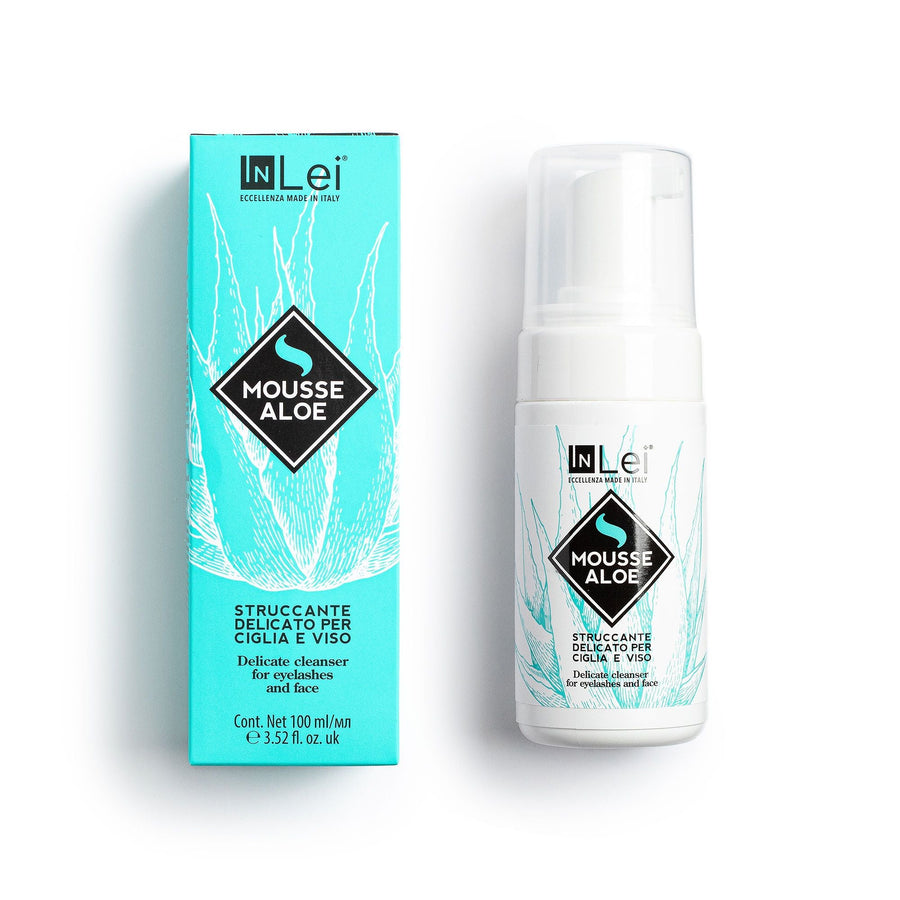InLei® | Delicate Aloe Mousse Cleanser | For Eyebrows, Eyelashes, & Face - inlei.com