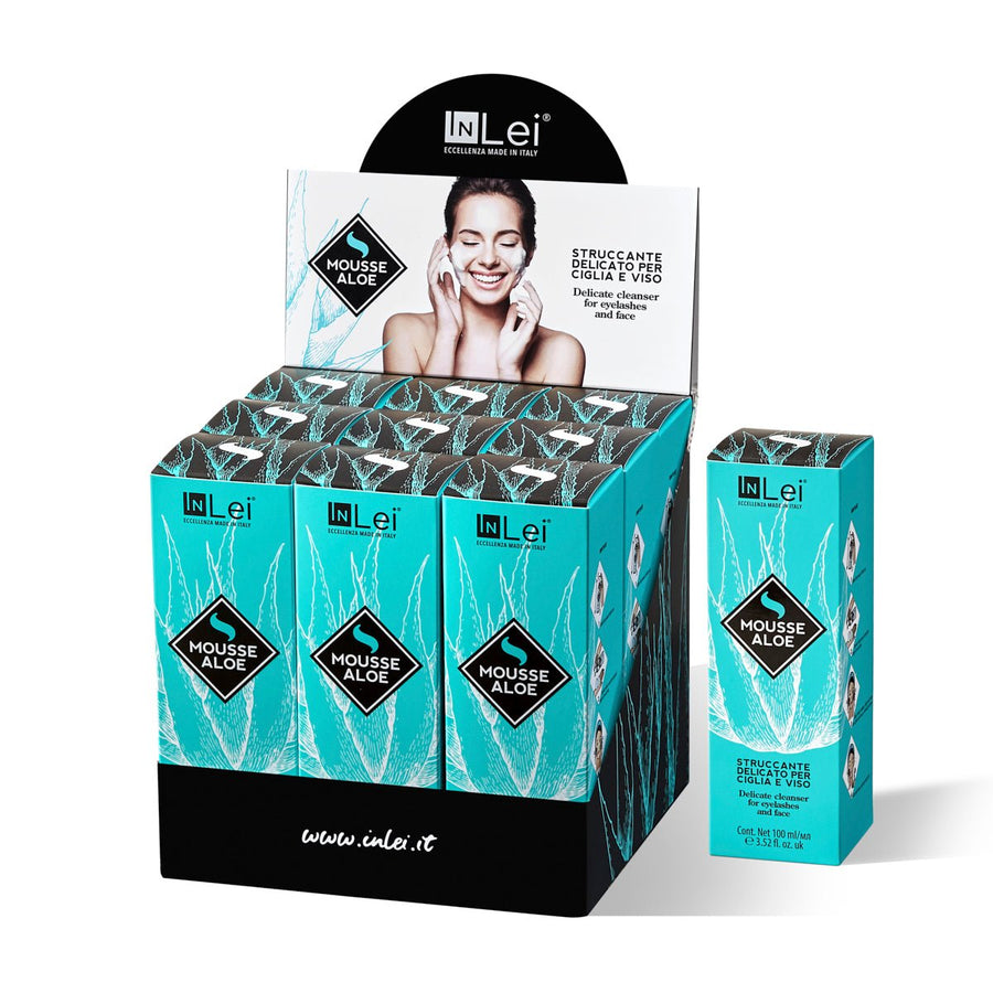 InLei® | Delicate Aloe Mousse Cleanser | For Eyebrows, Eyelashes, & Face - inlei.com