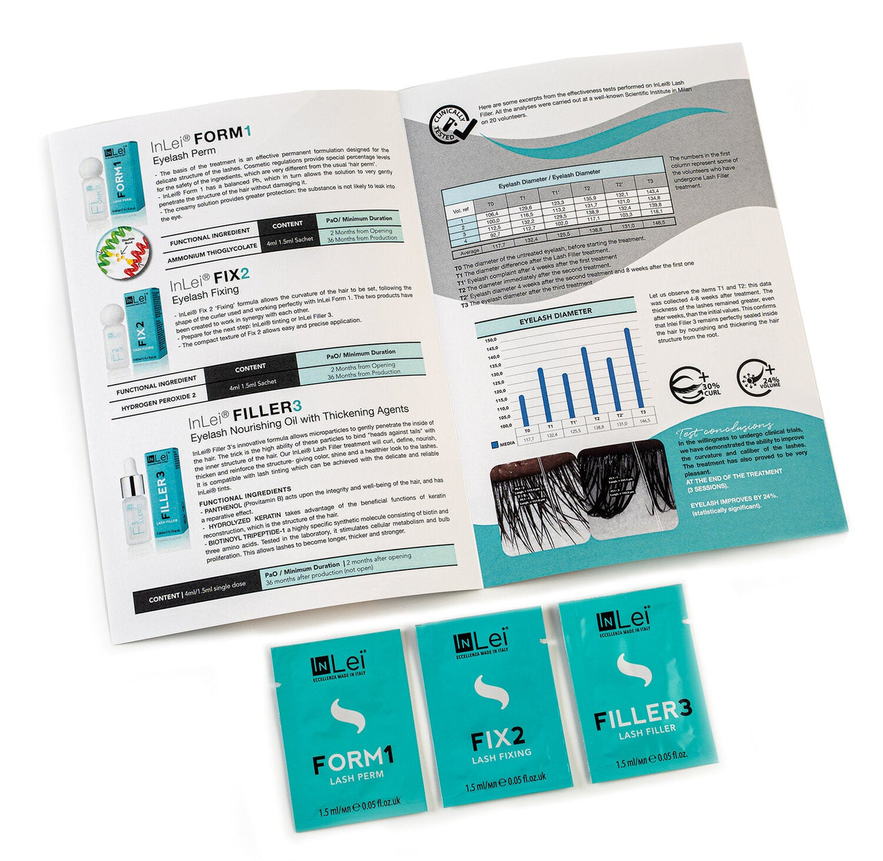 InLei® | lash filler | sample pack