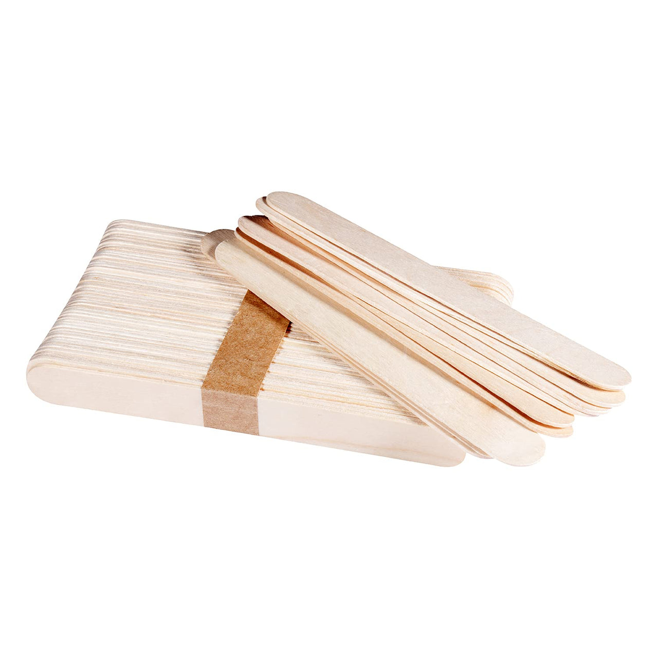 Karlash 100 Pieces Large Wax Sticks, Wood Applicators Hair Removal